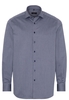 ETERNA LANGARM HEMD COMFORT FIT MARINE BLAU STRUKTURIERT