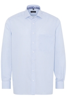 ETERNA LANGARM HEMD COMFORT FIT BINDUNGSAUFLEGER HELLBLAU/WEISS