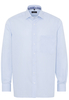 ETERNA LANGARM HEMD COMFORT FIT BINDUNGSAUFLEGER HELLBLAU/WEISS