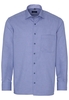 ETERNA LANGARM HEMD COMFORT FIT BLAU STRUKTURIERT