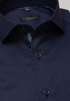 ETERNA LANGARM HEMD COMFORT FIT COVER SHIRT TWILL MARINE UNIFARBEN