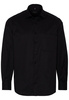 ETERNA LANGARM HEMD COMFORT FIT COVER SHIRT TWILL SCHWARZ UNIFARBEN