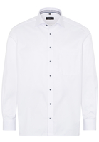 ETERNA LANGARM HEMD COMFORT FIT COVER SHIRT TWILL WEISS UNIFARBEN