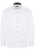 ETERNA LANGARM HEMD COMFORT FIT COVER SHIRT TWILL WEISS UNIFARBEN