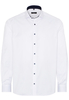 ETERNA LANGARM HEMD COMFORT FIT COVER SHIRT TWILL WEISS UNIFARBEN
