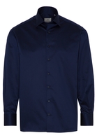 ETERNA LANGARM HEMD COMFORT FIT GENTLE SHIRT TWILL BLAU UNIFARBEN