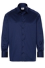 ETERNA LANGARM HEMD COMFORT FIT GENTLE SHIRT TWILL BLAU UNIFARBEN