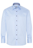 ETERNA LANGARM HEMD COMFORT FIT GENTLE SHIRT TWILL HELLBLAU UNIFARBEN