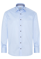 ETERNA LANGARM HEMD COMFORT FIT GENTLE SHIRT TWILL HELLBLAU UNIFARBEN