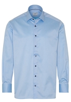 ETERNA LANGARM HEMD COMFORT FIT GENTLE SHIRT TWILL HELLBLAU UNIFARBEN