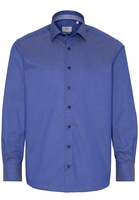 ETERNA LANGARM HEMD COMFORT FIT GENTLE SHIRT TWILL JEANSBLAU UNIFARBEN