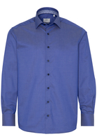 ETERNA LANGARM HEMD COMFORT FIT GENTLE SHIRT TWILL JEANSBLAU UNIFARBEN