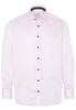 ETERNA LANGARM HEMD COMFORT FIT GENTLE SHIRT TWILL ROSA UNIFARBEN