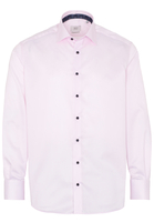 ETERNA LANGARM HEMD COMFORT FIT GENTLE SHIRT TWILL ROSA UNIFARBEN