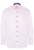 ETERNA LANGARM HEMD COMFORT FIT GENTLE SHIRT TWILL ROSA UNIFARBEN