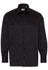 ETERNA LANGARM HEMD COMFORT FIT GENTLE SHIRT TWILL SCHWARZ UNIFARBEN