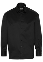 ETERNA LANGARM HEMD COMFORT FIT GENTLE SHIRT TWILL SCHWARZ UNIFARBEN