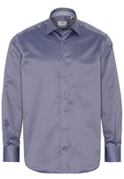 ETERNA LANGARM HEMD COMFORT FIT GENTLE SHIRT TWILL SILBERGRAU