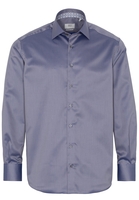 ETERNA LANGARM HEMD COMFORT FIT GENTLE SHIRT TWILL SILBERGRAU
