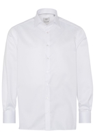 ETERNA LANGARM HEMD COMFORT FIT GENTLE SHIRT TWILL WEISS UNIFARBEN