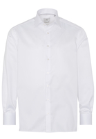 ETERNA LANGARM HEMD COMFORT FIT GENTLE SHIRT TWILL WEISS UNIFARBEN