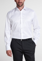 ETERNA LANGARM HEMD COMFORT FIT GENTLE SHIRT TWILL WEISS UNIFARBEN