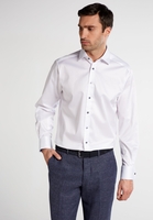 ETERNA LANGARM HEMD COMFORT FIT GENTLE SHIRT TWILL WEISS UNIFARBEN