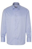 ETERNA LANGARM HEMD COMFORT FIT HELLBLAU STRUKTURIERT