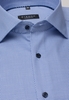ETERNA LANGARM HEMD COMFORT FIT KETTLANCÉ BLAU STRUKTURIERT