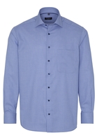 ETERNA LANGARM HEMD COMFORT FIT KETTLANCÉ BLAU STRUKTURIERT