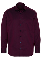 ETERNA LANGARM HEMD COMFORT FIT KETTLANCÉ BORDEAUX STRUKTURIERT