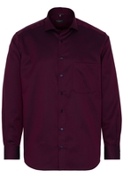 ETERNA LANGARM HEMD COMFORT FIT KETTLANCÉ BORDEAUX STRUKTURIERT