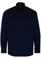 ETERNA LANGARM HEMD COMFORT FIT KETTLANCÉ MARINEBLAU STRUKTURIERT