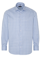 ETERNA LANGARM HEMD COMFORT FIT LOTUS SHIRT TWILL BLAU KARIERT