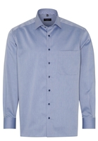 ETERNA LANGARM HEMD COMFORT FIT LOTUS SHIRT TWILL BLAU UNIFARBEN