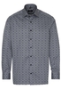ETERNA LANGARM HEMD COMFORT FIT LOTUS SHIRT TWILL GRAU/SCHWARZ