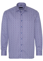 ETERNA LANGARM HEMD COMFORT FIT LOTUS SHIRT TWILL PINK/BLAU BEDRUCKT