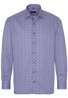 ETERNA LANGARM HEMD COMFORT FIT LOTUS SHIRT TWILL PINK/BLAU BEDRUCKT