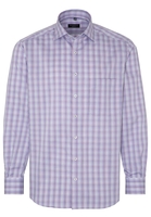 ETERNA LANGARM HEMD COMFORT FIT LOTUS SHIRT TWILL PINK/BLAU KARIERT