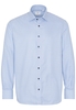 ETERNA LANGARM HEMD COMFORT FIT NEVER IRON SHIRT TWILL HELLBLAU