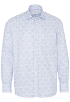 ETERNA LANGARM HEMD COMFORT FIT NEVER IRON SHIRT TWILL HELLBLAU/WEISS