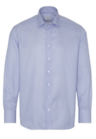 ETERNA LANGARM HEMD COMFORT FIT NEVER IRON SHIRT TWILL HELLBLAU/WEISS