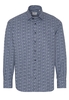 ETERNA LANGARM HEMD COMFORT FIT NEVER IRON TWILL BLAU/WEISS BEDRUCKT