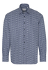 ETERNA LANGARM HEMD COMFORT FIT NEVER IRON TWILL BLAU/WEISS BEDRUCKT