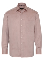 ETERNA LANGARM HEMD COMFORT FIT OXFORD BEIGE UNIFARBEN