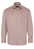 ETERNA LANGARM HEMD COMFORT FIT OXFORD BEIGE UNIFARBEN
