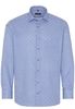 ETERNA LANGARM HEMD COMFORT FIT OXFORD BLAU BEDRUCKT