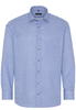 ETERNA LANGARM HEMD COMFORT FIT OXFORD BLAU BEDRUCKT