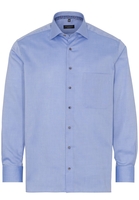 ETERNA LANGARM HEMD COMFORT FIT OXFORD BLAU UNIFARBEN