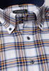 ETERNA LANGARM HEMD COMFORT FIT OXFORD BLAU/GELB KARIERT